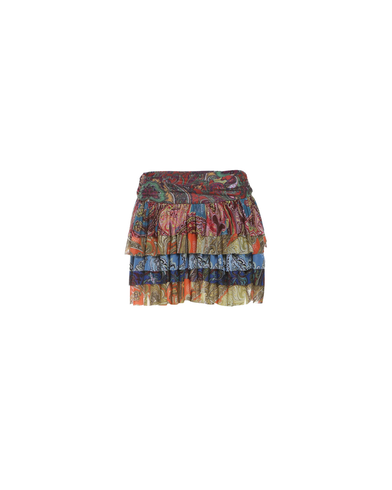 Paisley Mini Skirt