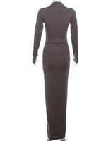 Marcel Ruched Hip Maxi