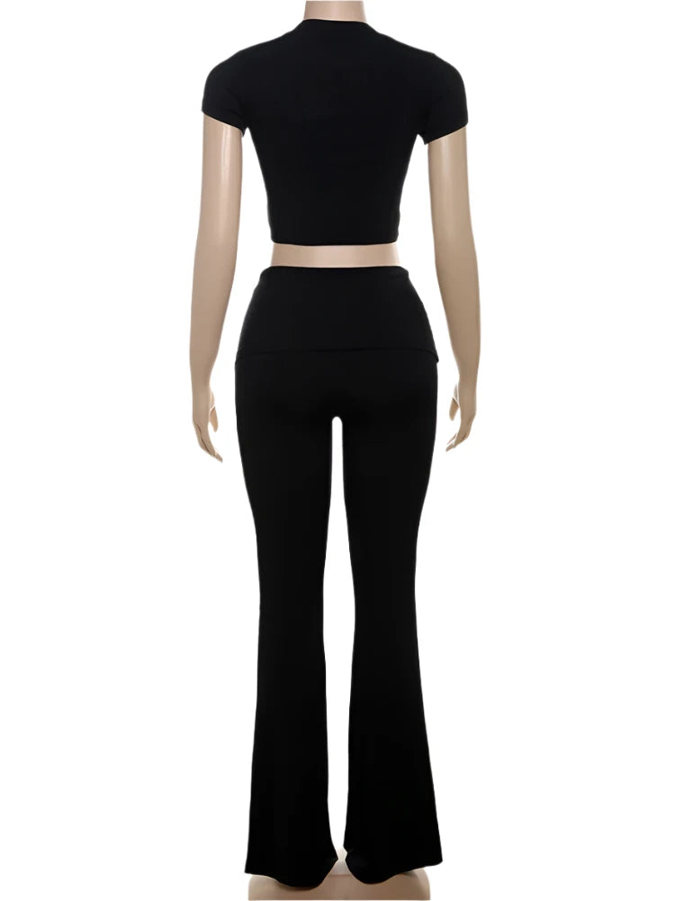 Tasha Basic Tee Lounge Set