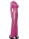 Lola Pink Mesh Maxi