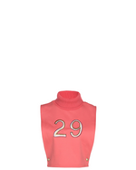 Letter Embroidery Y2K Tank Top - Pink