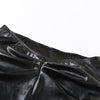 Faux PU Leather Y2K Two Piece