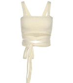 The Mckenna Knit Wrap Top